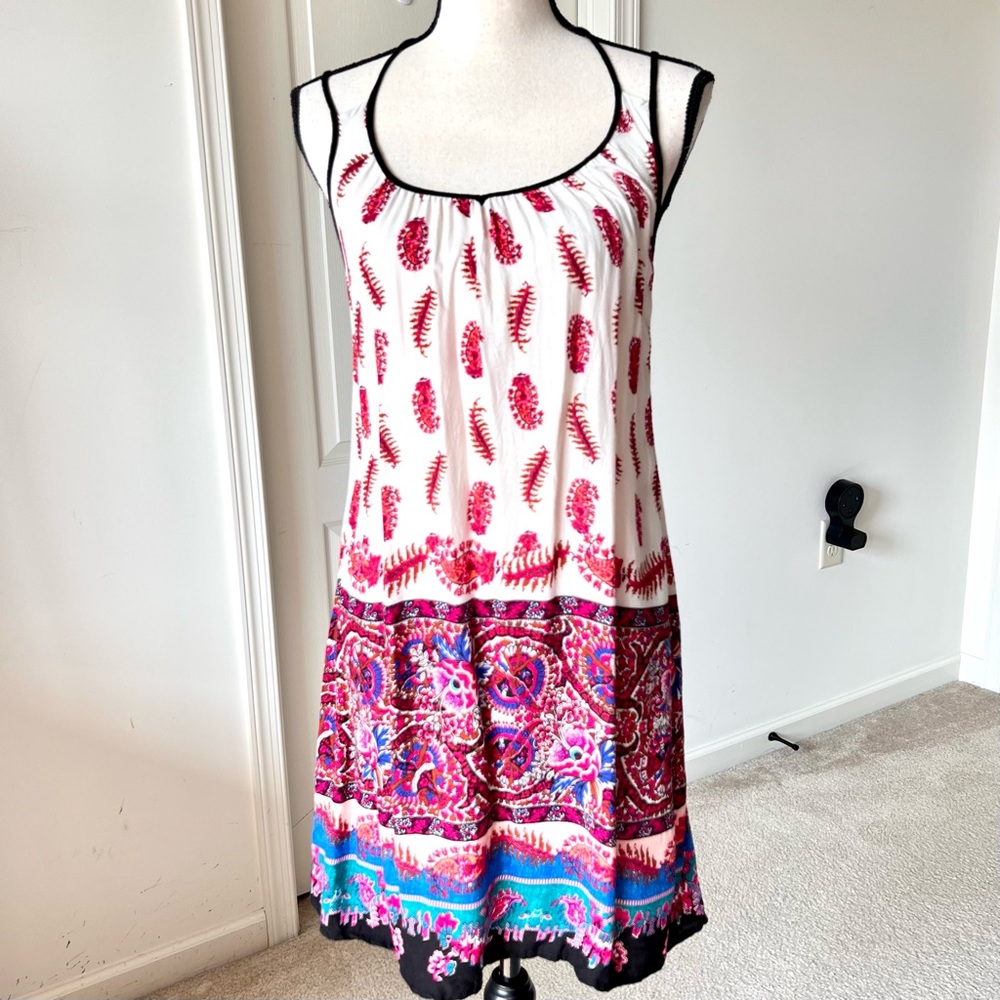 ANTHROPOLOGIE PATRONS of PEACE Paisley Racer Back Sundress—SZ. Small